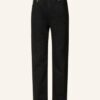 Balenciaga Straight Leg Jeans Damen, Schwarz