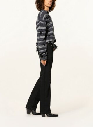 Balenciaga Straight Leg Jeans Damen, Schwarz