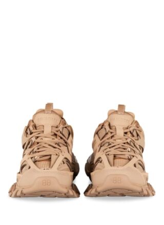 Balenciaga Track Plateau-Sneaker Damen, Beige