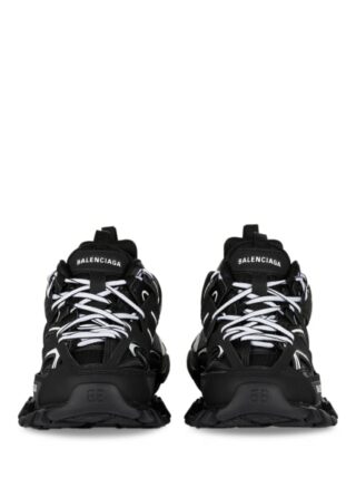 Balenciaga Track Plateau-Sneaker Damen, Schwarz