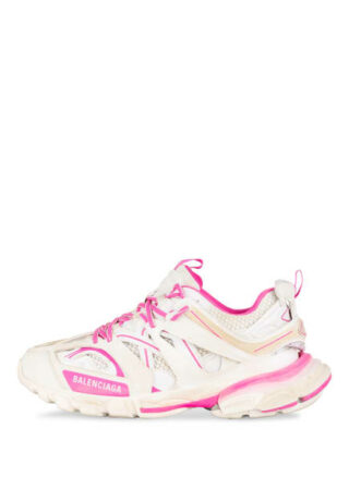 Balenciaga Track Plateau-Sneaker Damen, Weiß