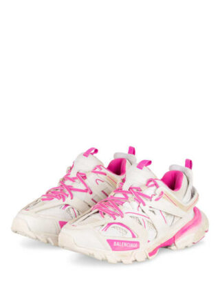 Balenciaga Track Plateau-Sneaker Damen, Weiß