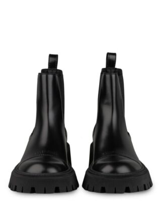 Balenciaga Tractor Biker Boots Damen, Schwarz