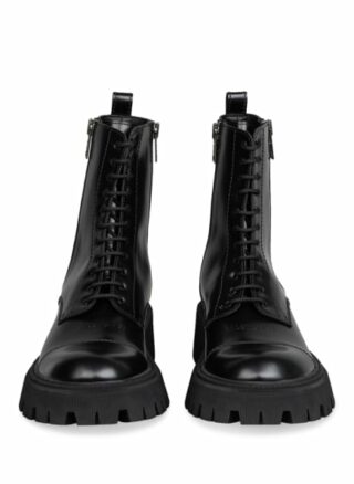 Balenciaga Tractor Schnürboots Herren, Schwarz