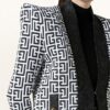 Balmain Blazer Damen, Weiß