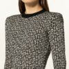 Balmain Etuikleid Damen, Beige