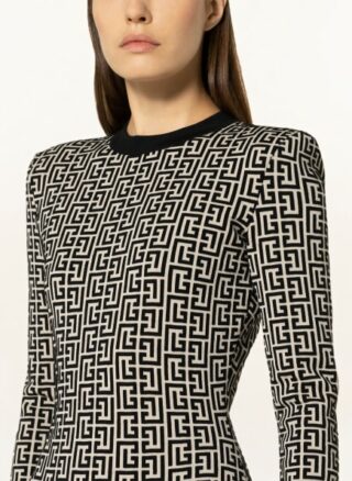 Balmain Etuikleid Damen, Beige