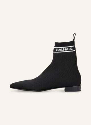 Balmain Stiefeletten Damen, Schwarz