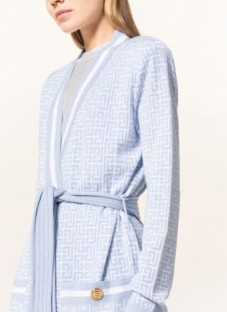 Balmain Strickjacke Damen, Blau