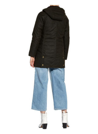 Barbour Bower Wax Parka Damen, Grün