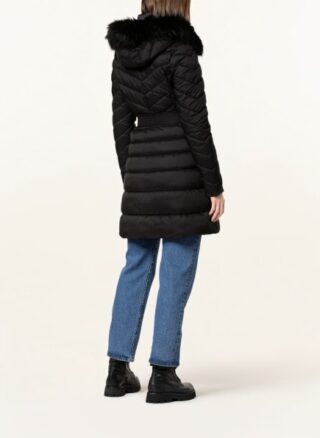 Barbour International Darley Steppmantel Damen, Schwarz