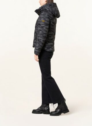 Barbour International Motegi Steppjacke Damen, Grau