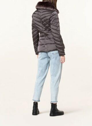 Barbour International Simoncelli Steppjacke Damen, Grau