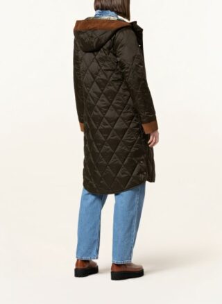 Barbour Mickley Steppmantel Damen, Grün