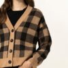 Barbour Strickjacke Damen, Braun