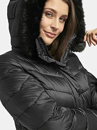 Basler Eleganter Steppmantel Damen, Schwarz