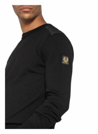 Belstaff Kerrigan Pullover Herren, Schwarz