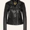 Belstaff Marianne Lederjacke Damen, Schwarz