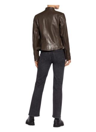 Belstaff Mollison Lederjacke Damen, Beige