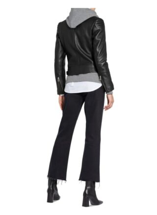 Belstaff Mollison Lederjacke Damen, Schwarz