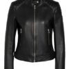 Belstaff Mollison Lederjacke Damen, Schwarz