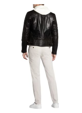 Belstaff Outlaw 2.0 Lederjacke Herren, Schwarz