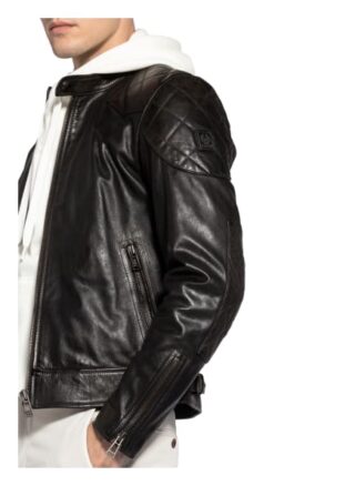 Belstaff Outlaw 2.0 Lederjacke Herren, Schwarz