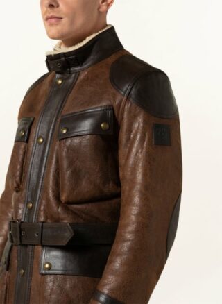 Belstaff Trialmaster Panther Lederjacke Herren, Braun