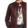 Belstaff V Racer Lederjacke Herren, Rot