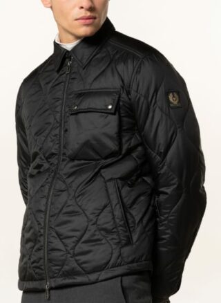 Belstaff Wayfare Steppjacke Herren, Schwarz