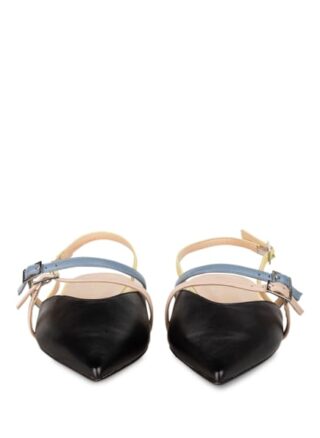 Bianca Di Sling-Ballerinas Damen, Schwarz