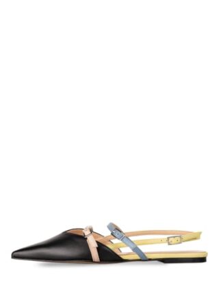 Bianca Di Sling-Ballerinas Damen, Schwarz