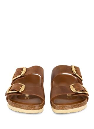 Birkenstock Arizona Big Buckle Pantoletten Damen, Braun