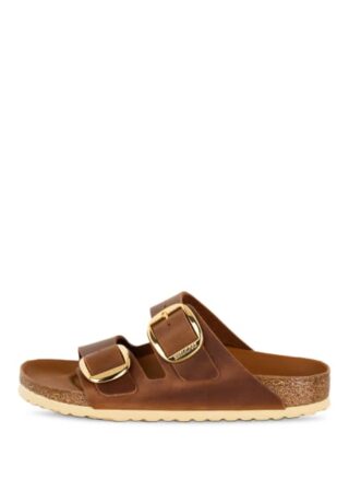 Birkenstock Arizona Big Buckle Pantoletten Damen, Braun