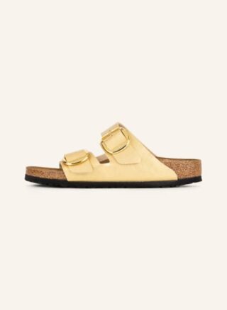 Birkenstock Arizona Big Buckle Pantoletten Damen, Gold