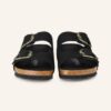 Birkenstock Arizona Big Buckle Pantoletten Damen, Schwarz