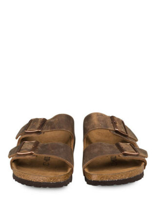 Birkenstock Arizona Pantoletten Herren, Braun