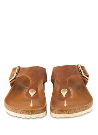 Birkenstock Gizeh Big Buckle Zehentrenner Damen, Braun