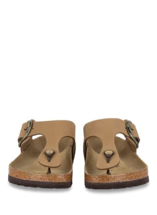 Birkenstock Gizeh Big Buckle Zehentrenner Damen, Braun