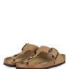 Birkenstock Gizeh Big Buckle Zehentrenner Damen, Braun
