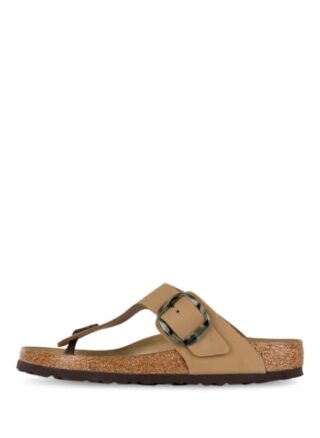 Birkenstock Gizeh Big Buckle Zehentrenner Damen, Braun