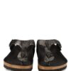 Birkenstock Gizeh Zehentrenner Damen, Schwarz