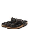 Birkenstock Gizeh Zehentrenner Damen, Schwarz