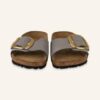 Birkenstock Madrid Pantoletten Damen, Grau