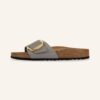 Birkenstock Madrid Pantoletten Damen, Grau