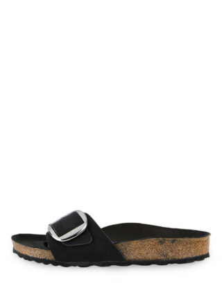 Birkenstock Madrid Pantoletten Damen, Schwarz