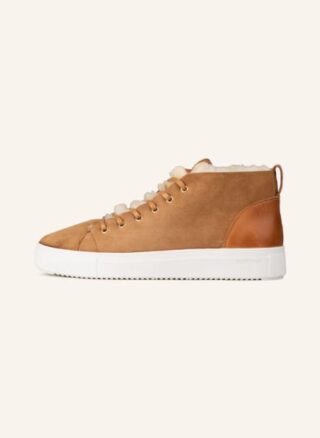 Blackstone Hightop-Sneaker Damen, Braun