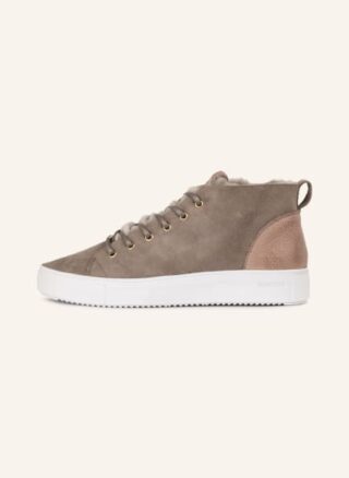 Blackstone Hightop-Sneaker Damen, Grau