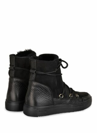Blackstone Schnürboots Damen, Schwarz