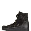 Blackstone Schnürboots Damen, Schwarz